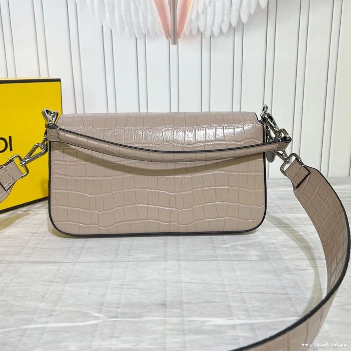 Cheap Tiffany Medium Khaki In Bag Crocodile Fendi Baguette Leather 0716